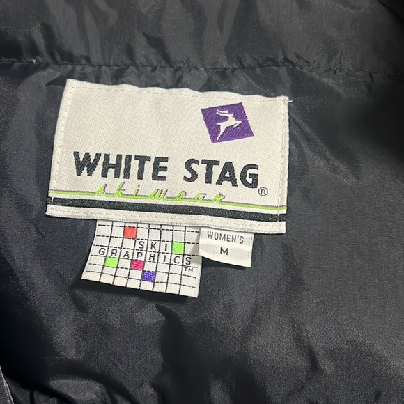 White Stag Neon Pink and Green Retro Ski Jacket - Picture 4 of 10